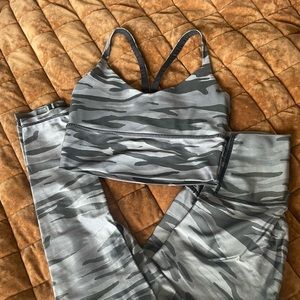 DYI High Shine Camo Sports Bra